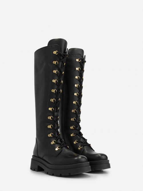 NIKKIE LACE UP HIGH BOOTS