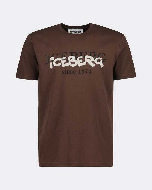 ICEBERG BROWN T-SHIRT