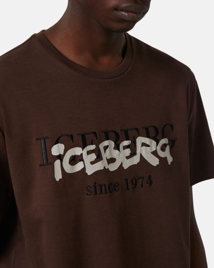 ICEBERG BROWN T-SHIRT