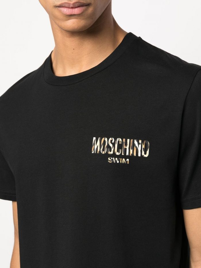 MOSCHINO T-SHIRT BLACK PANTER