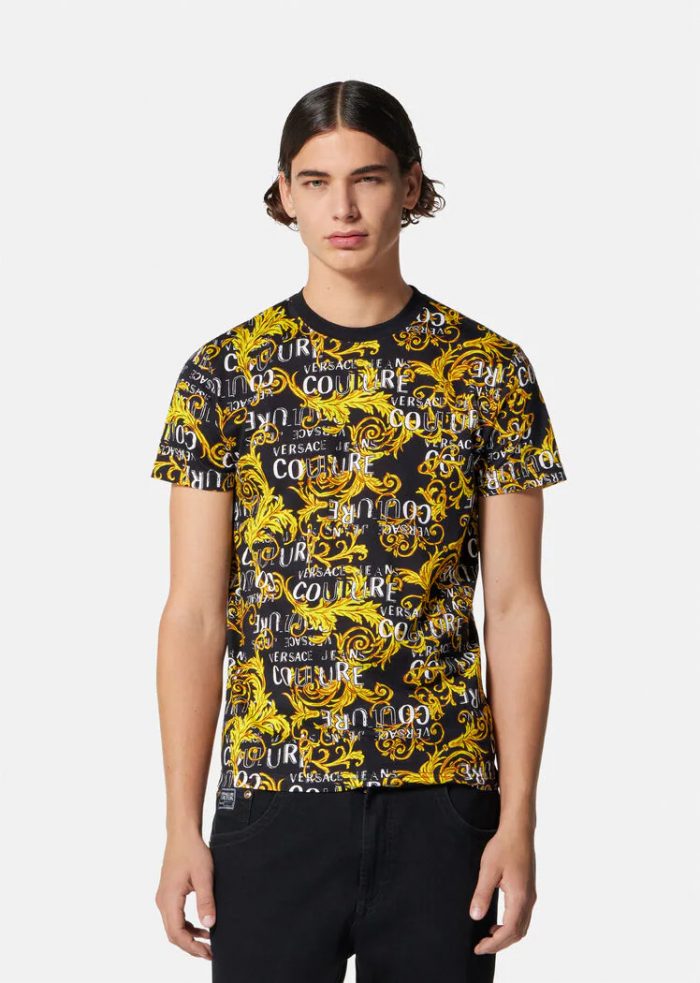 VERSACE JEANS COUTURE BAROQUE TSHIRT