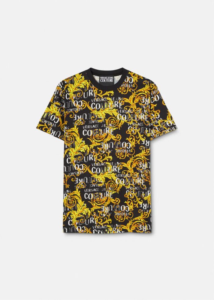 VERSACE JEANS COUTURE BAROQUE TSHIRT