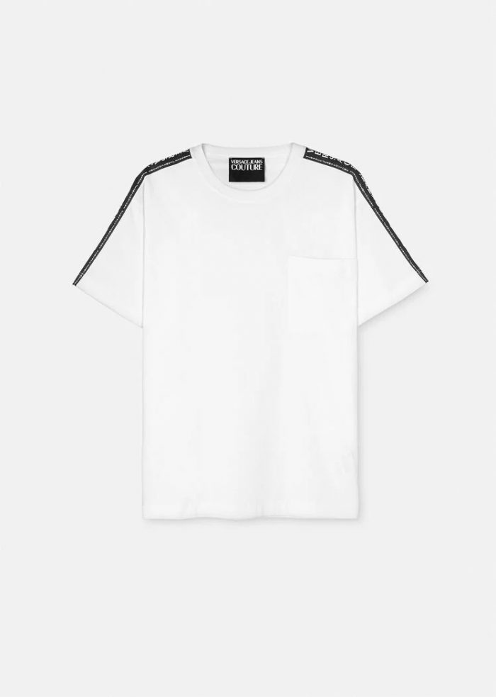 VERSACE JEANS COUTURE LOGO TAPE TSHIRT