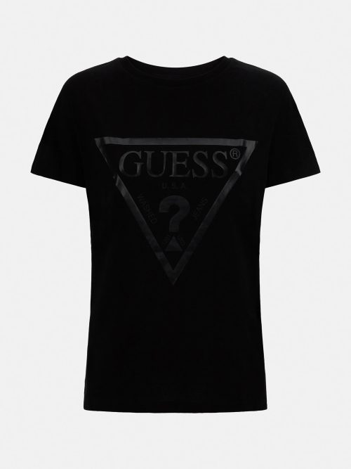 GUESS ADELE SS CN TEE - BLACK