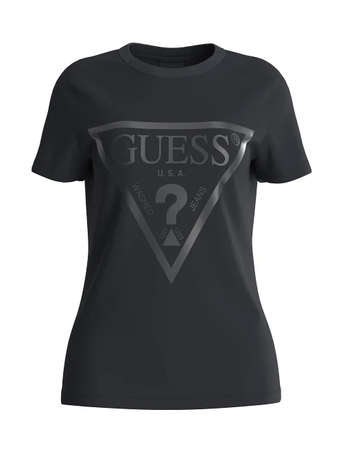 GUESS ADELE SS CN TEE - BLUE GRAPHITE GREY
