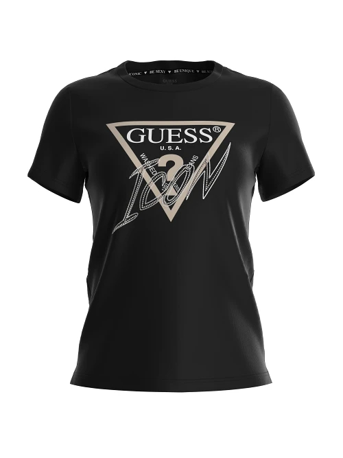 GUESS SS CN ICON TEE - BLACK