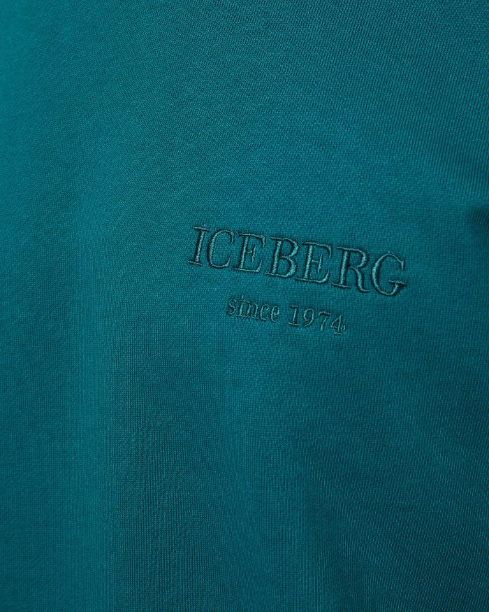 ICEBERG SWEATSHIRT SMALL LOGO - BLUETTE