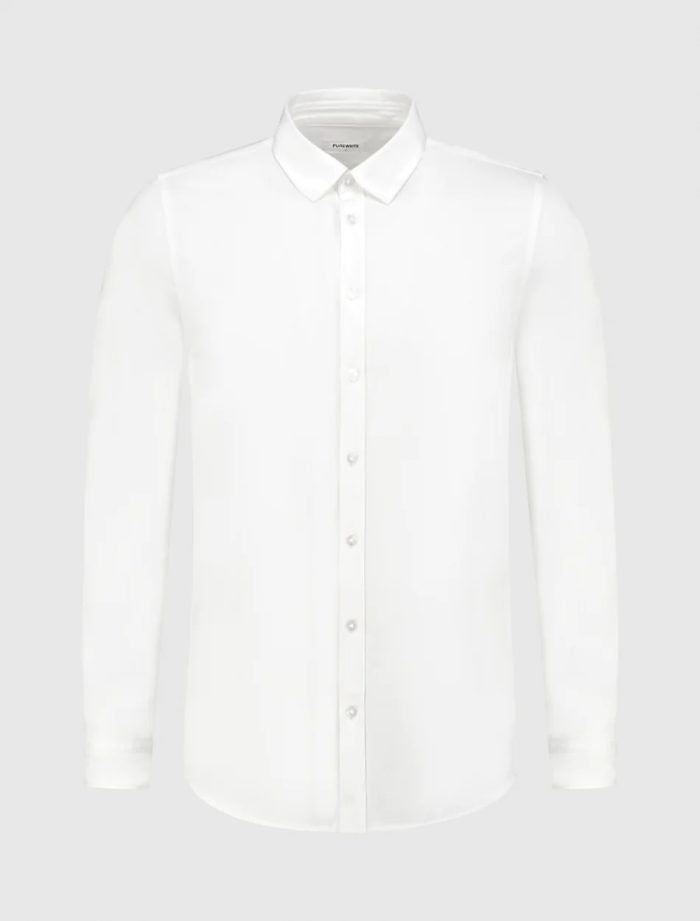 PURE WHITE ESSENTIAL JERSEY SHIRT