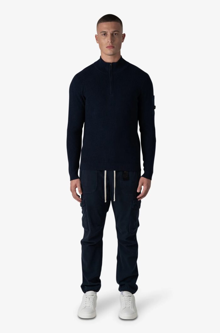 QUOTRELL COUTURE D'AZUR KNITTED HALFZIP