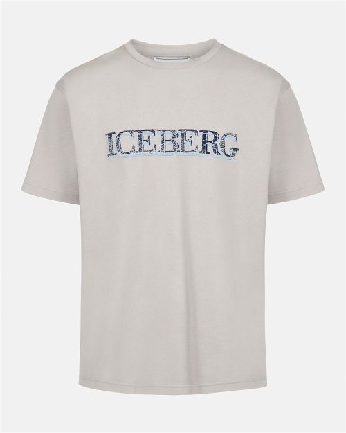 ICEBERG T SHIRT LOGO DUBBEL BLUE - ROPE