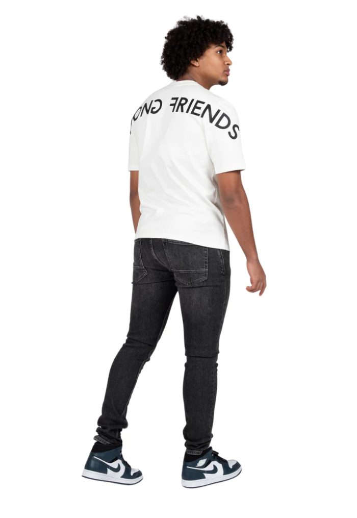 WRONG FRIENS NAAS T-SHIRT - COCONUT WHITE