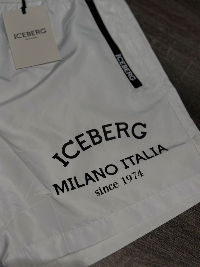 ICEBERG BEACHWEAR MILANI ITALIA - WHITE
