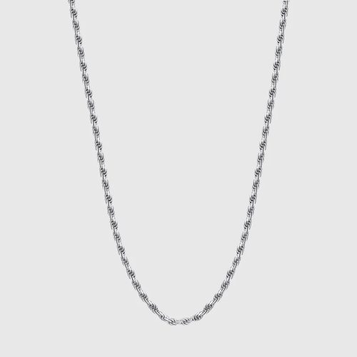 QREAM ROPE CHAIN 3MM - SILVER