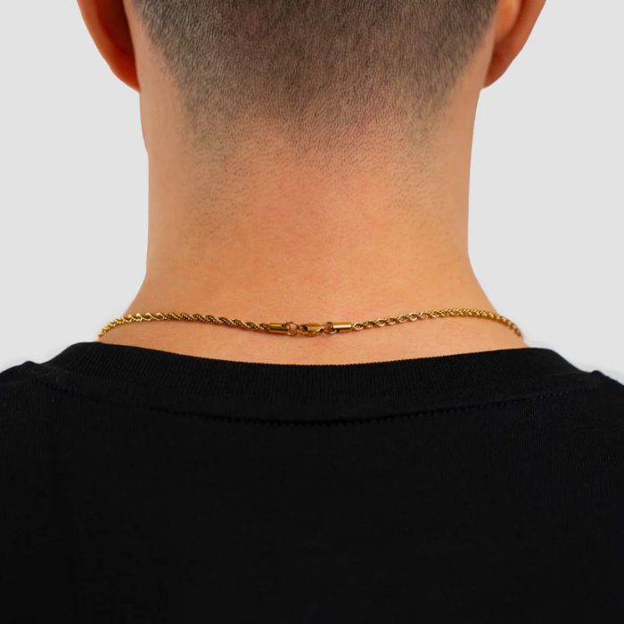 QREAM ROPE CHAIN 3 MM - GOLD