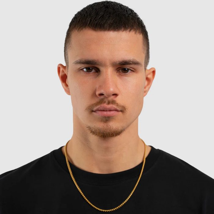 QREAM WHEAT CHAIN 3MM - GOLD