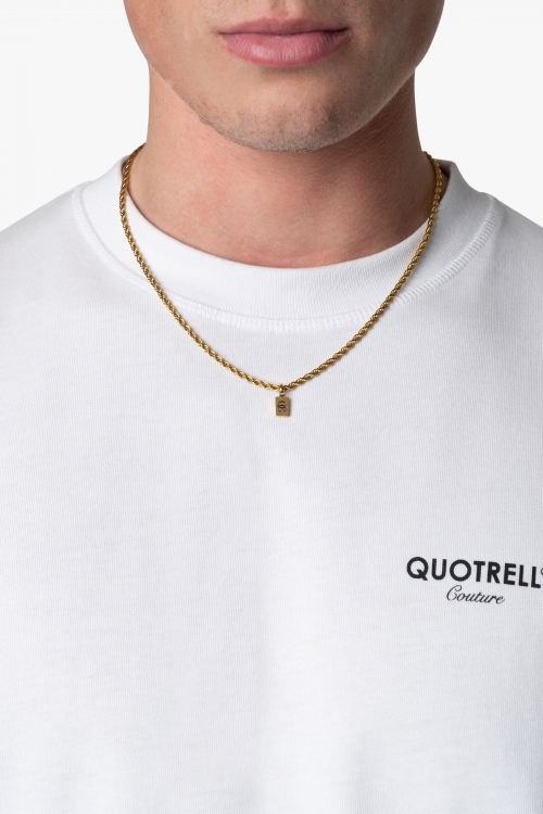 QUOTRELL COUTURE ROPE CHAIN - 50 CM GOLD