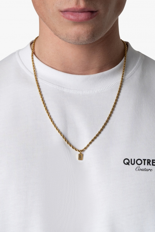 QUOTRELL COUTURE ROPE CHAIN - 60 CM GOLD