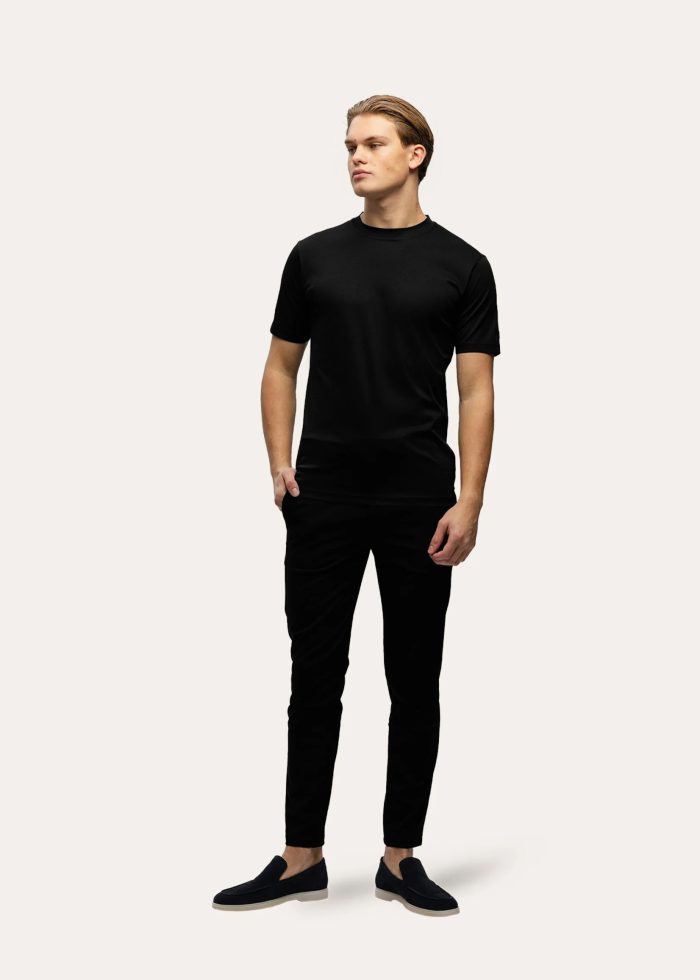 TRIAD'ORO SLIM FIT T-SHIRT - BLACK