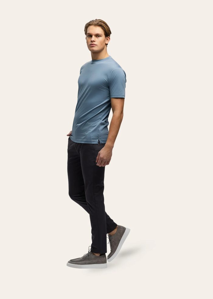 TRIAD'ORO SLIM FIT T-SHIRT - STEEL BLUE