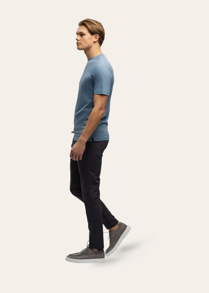 TRIAD'ORO SLIM FIT T-SHIRT - STEEL BLUE