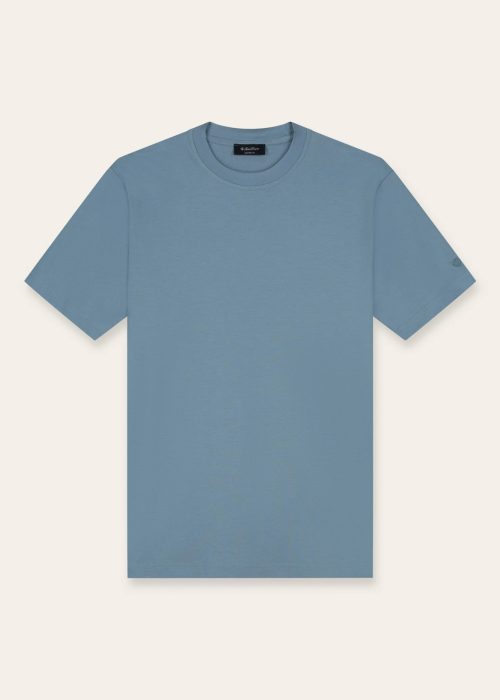 TRIAD'ORO SLIM FIT T-SHIRT - STEEL BLUE