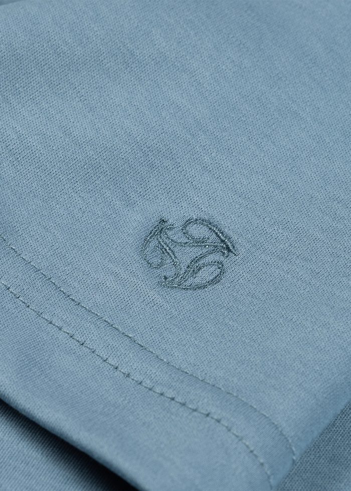 TRIAD'ORO SLIM FIT T-SHIRT - STEEL BLUE