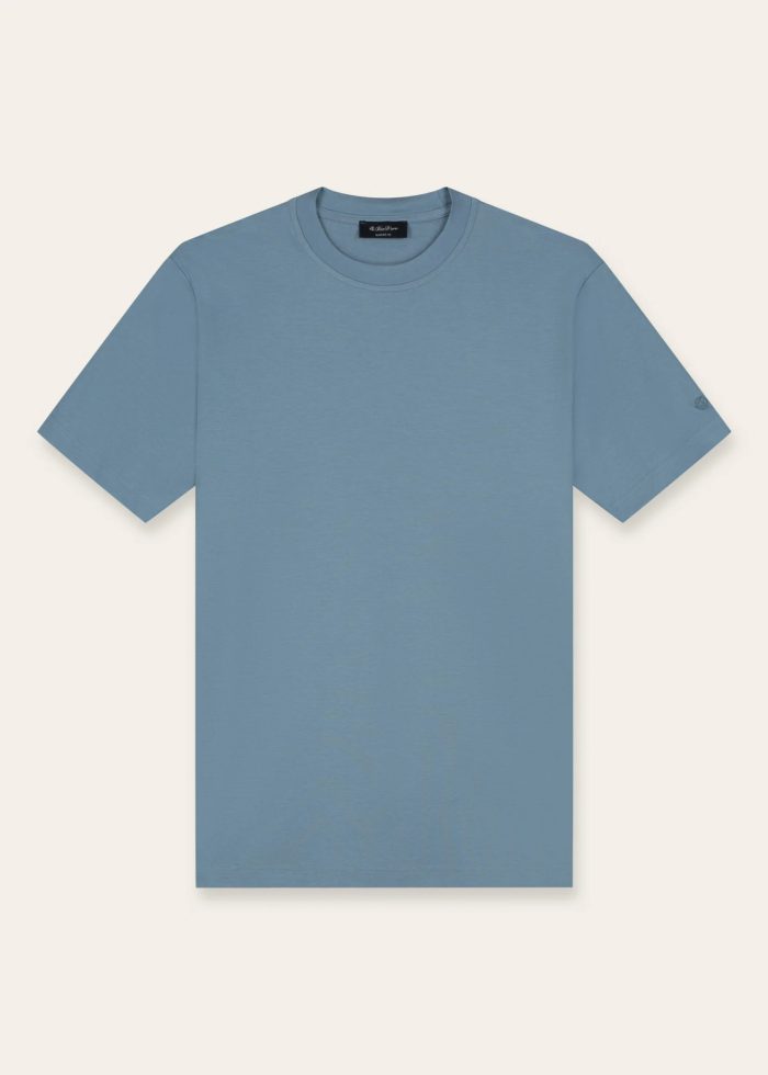 TRIAD'ORO SLIM FIT T-SHIRT - STEEL BLUE