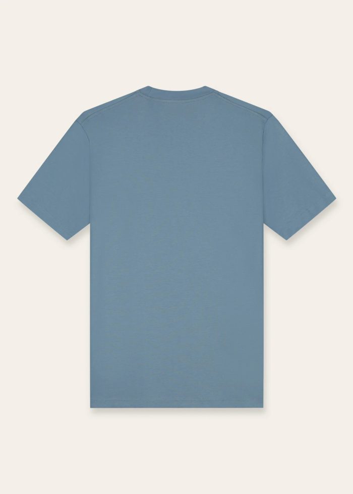 TRIAD'ORO SLIM FIT T-SHIRT - STEEL BLUE