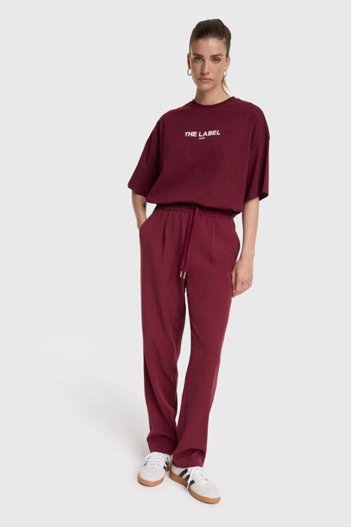 ALIX THE LABEL LADIES KNITTED BASIC THE LABEL T-SHIRT