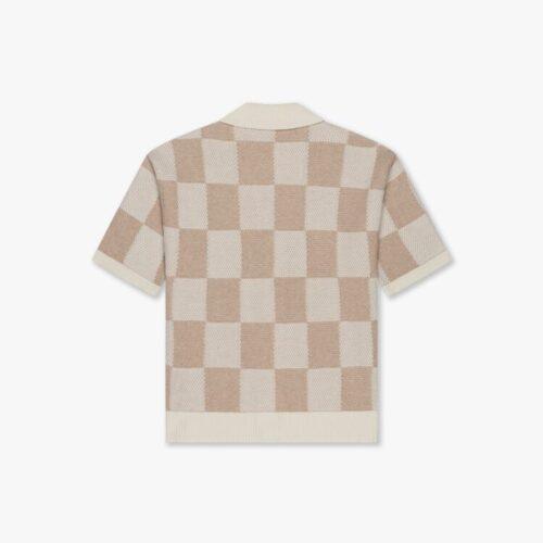 CROYEZ KNITTED CHECKERBOARD SHIRT