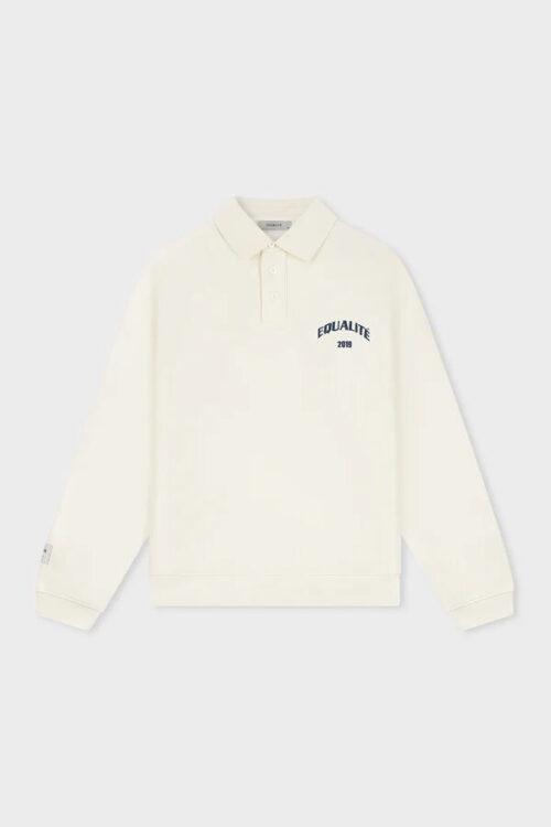 EQUALITÉ VARSITY POLO SWEATER