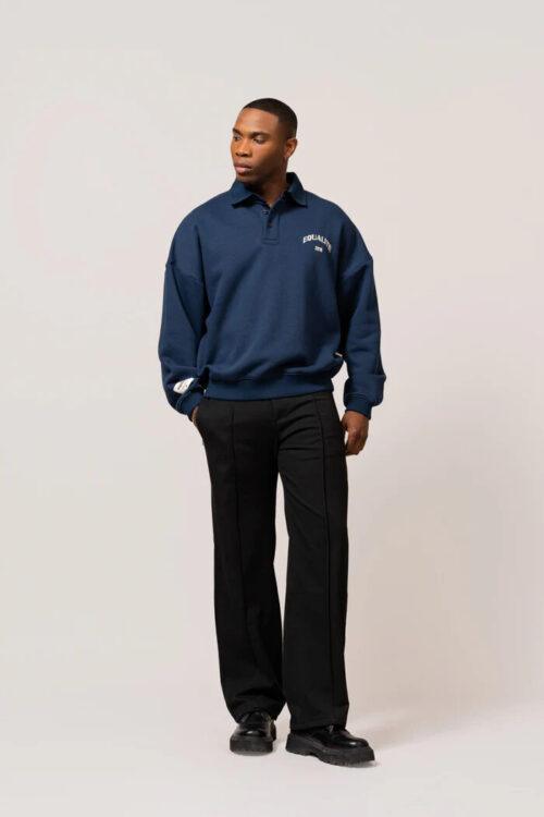 EQUALITÉ VARSITY POLO SWEATER