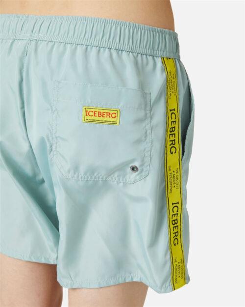 ICEBERG BEACHWEAR TAPE SWIMSHORT - MINT