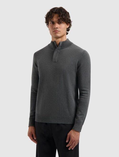 PURE PATH REGULAR FIT HALF ZIP KNITWEAR