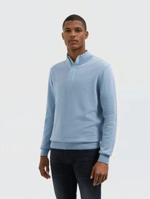 PURE PATH REGULAR FIT HALF ZIP KNITWEAR