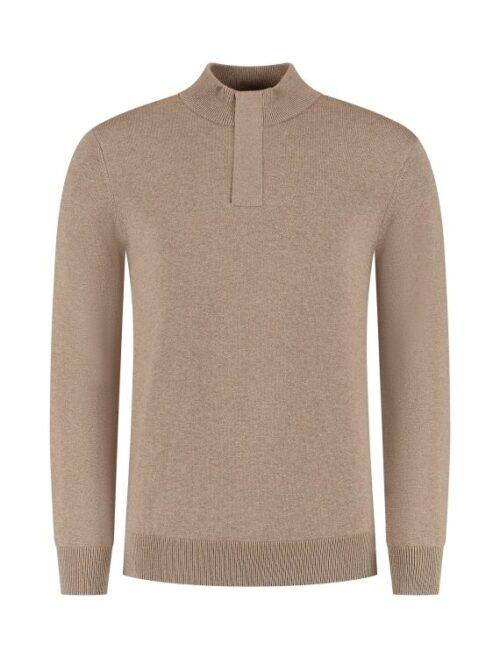 PURE PATH REGULAR FIT HALF ZIP KNITWEAR