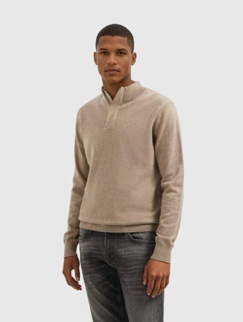 PURE PATH REGULAR FIT HALF ZIP KNITWEAR