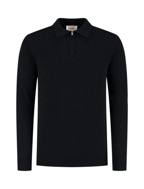 PURE PATH REGULAR FIT ZIP POLO KNITWEAR