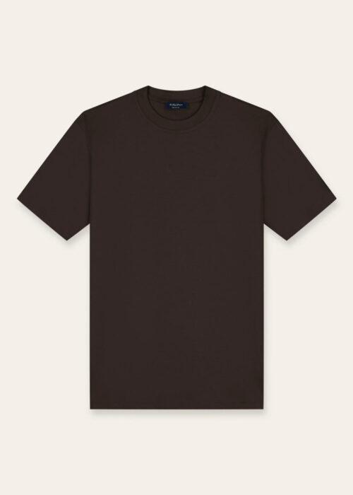 TRIAD'ORO SLIM FIT T-SHIRT - BROWN