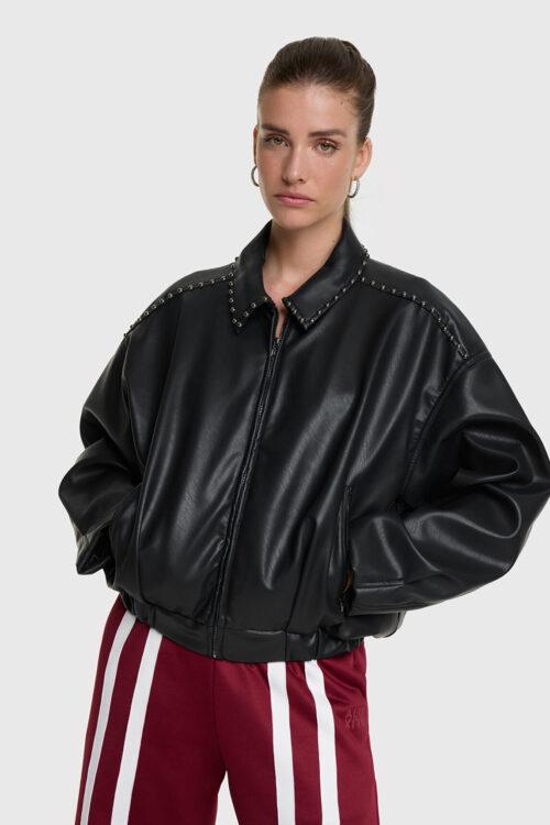 ALIX THE LABEL LADIES WOVEN FLOWY BOMBER