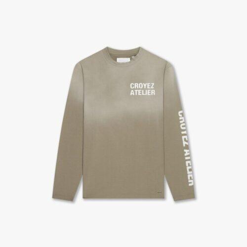 CROYEZ SPRAYED ATELIER LONGSLEEVE T-SHIRT