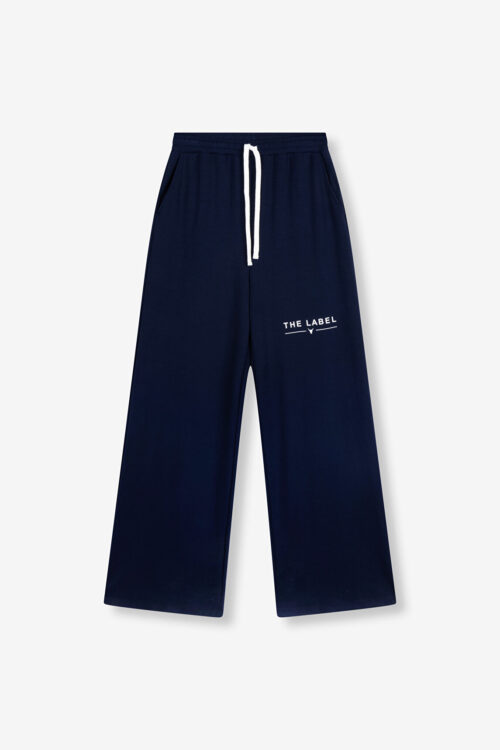 ALIX THE LABEL LADIES KNITTED WIDE LEG SCUBA PANTS