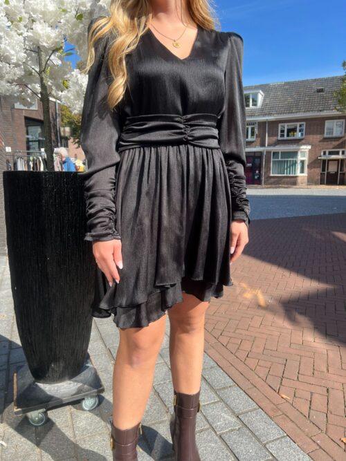 FRACOMINA SHORT DRESS - BLACK