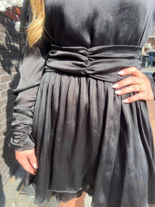 FRACOMINA SHORT DRESS - BLACK