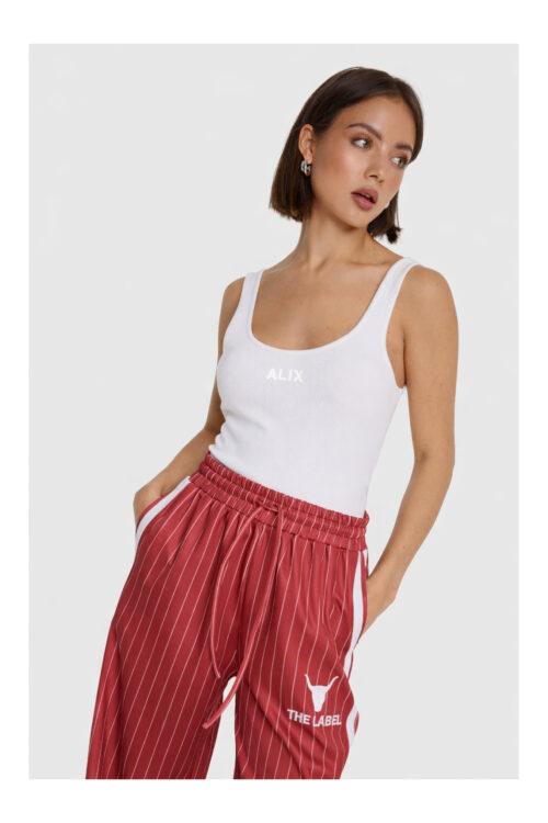 ALIX THE LABEL LADIES KNITTED RIB TANKTOP