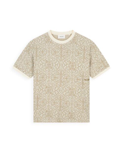 PURE PATH JACQUARD PATTERN T-SHIRT