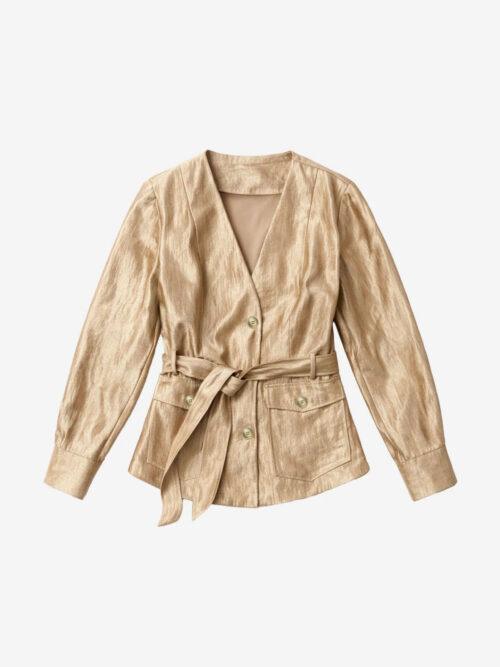 NIKKIE PORLAMAR WRAP BLOUSE