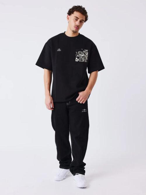 PROJECT X PARIS JEANS FLOWERPRINT