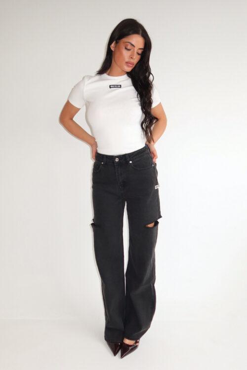 UNIQUE THE LABEL JUNE WIDE LEG JEANS