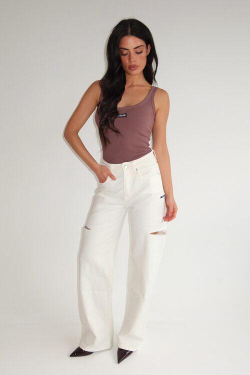 UNIQUE THE LABEL JUNE WIDE LEG JEANS
